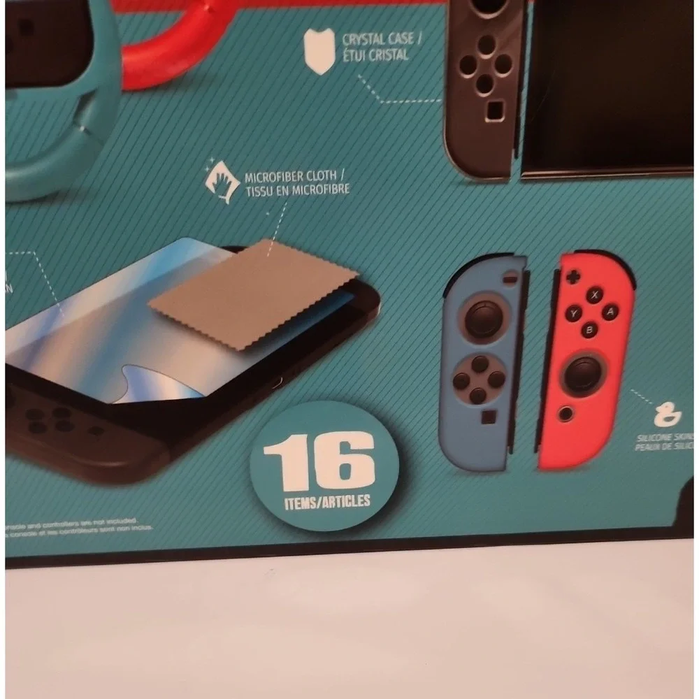 Armor3 Party Kit for Nintendo Switch. New In Box.. (Damaged Box)